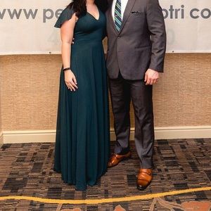 Lulus Green Maxi Dress